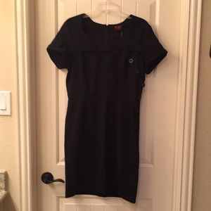 Black Folter Dress. NEVER WORN, WITH TAGS!! CUTE!